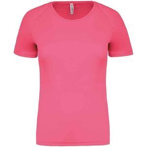Proact Womens/Ladies Performance T-Shirt / Fluorescent Pink